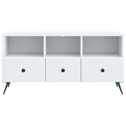 vidaXL TV Cabinet with Drawer White 102 x 34.5 x 50 cm Engineered Wood