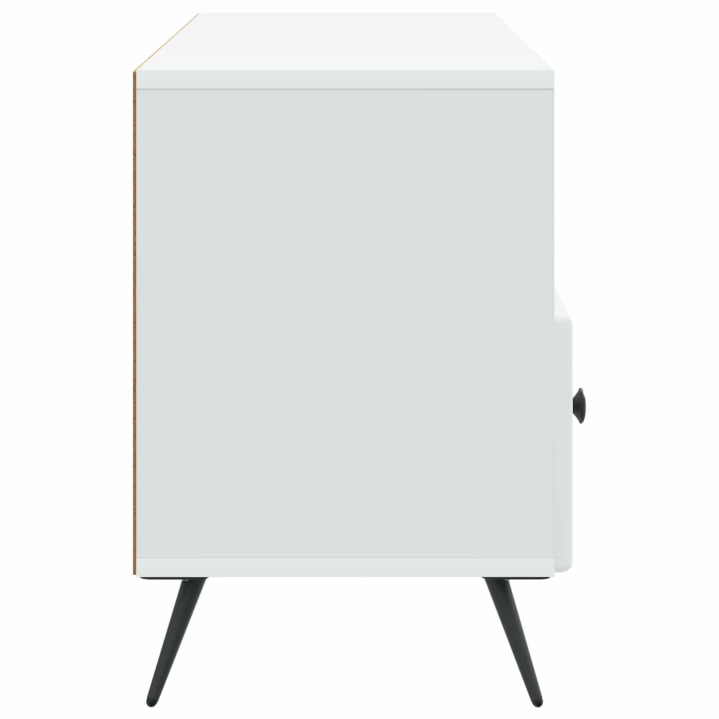 vidaXL TV Cabinet with Drawer White 102 x 34.5 x 50 cm Engineered Wood