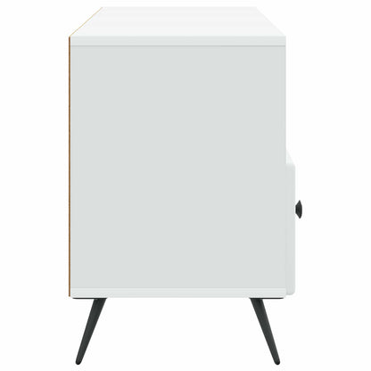 vidaXL TV Cabinet with Drawer White 102 x 34.5 x 50 cm Engineered Wood