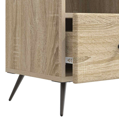 vidaXL TV Cabinet Sonoma Oak 102 x 34.5 x 50 cm Engineered Wood