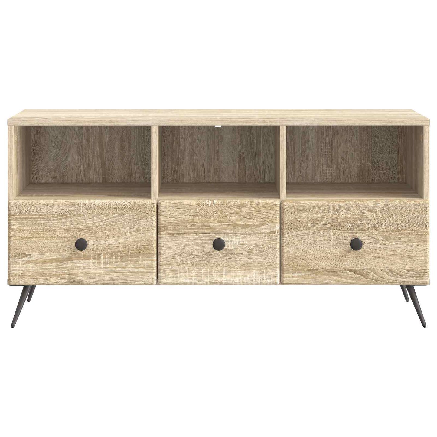 vidaXL TV Cabinet Sonoma Oak 102 x 34.5 x 50 cm Engineered Wood