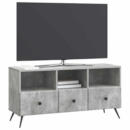 vidaXL TV Cabinet Concrete Grey 102 x 34.5 x 50 cm Engineered Wood