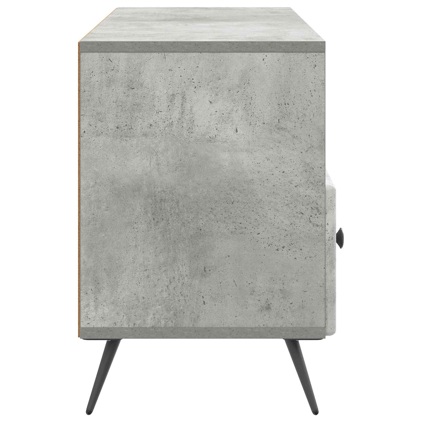 vidaXL TV Cabinet Concrete Grey 102 x 34.5 x 50 cm Engineered Wood