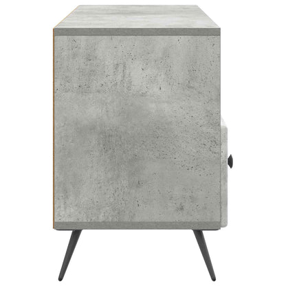 vidaXL TV Cabinet Concrete Grey 102 x 34.5 x 50 cm Engineered Wood