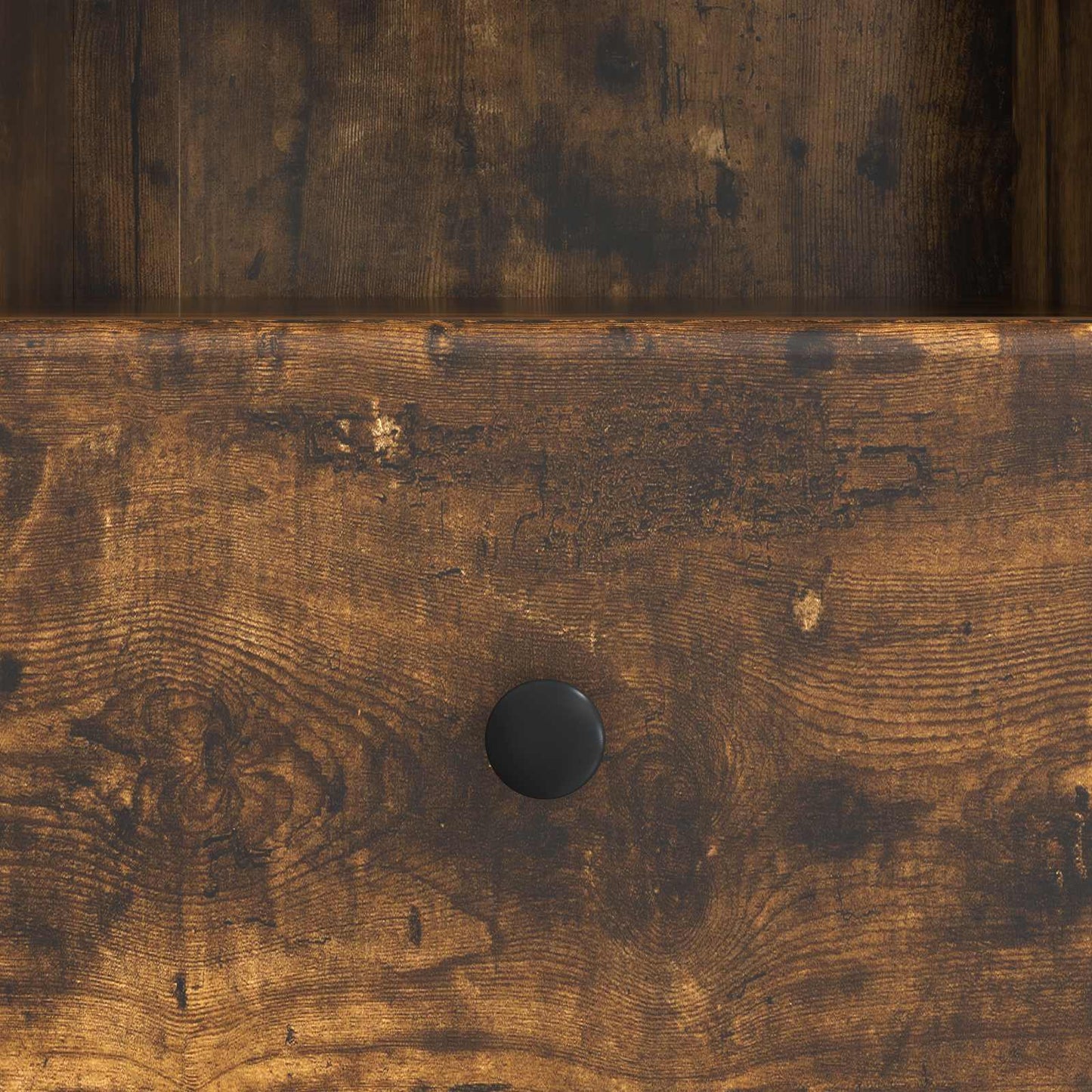 vidaXL TV Cabinet Smoked Oak 102 x 34.5 x 50 cm Engineered Wood