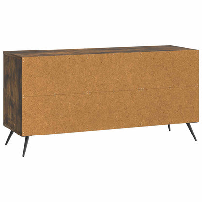 vidaXL TV Cabinet Smoked Oak 102 x 34.5 x 50 cm Engineered Wood