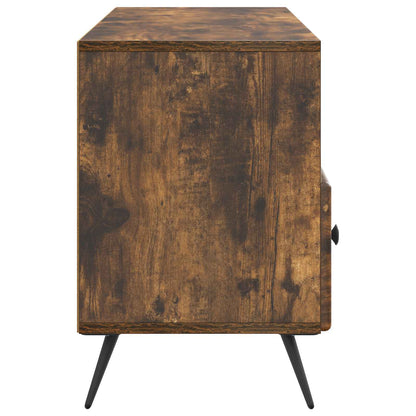 vidaXL TV Cabinet Smoked Oak 102 x 34.5 x 50 cm Engineered Wood