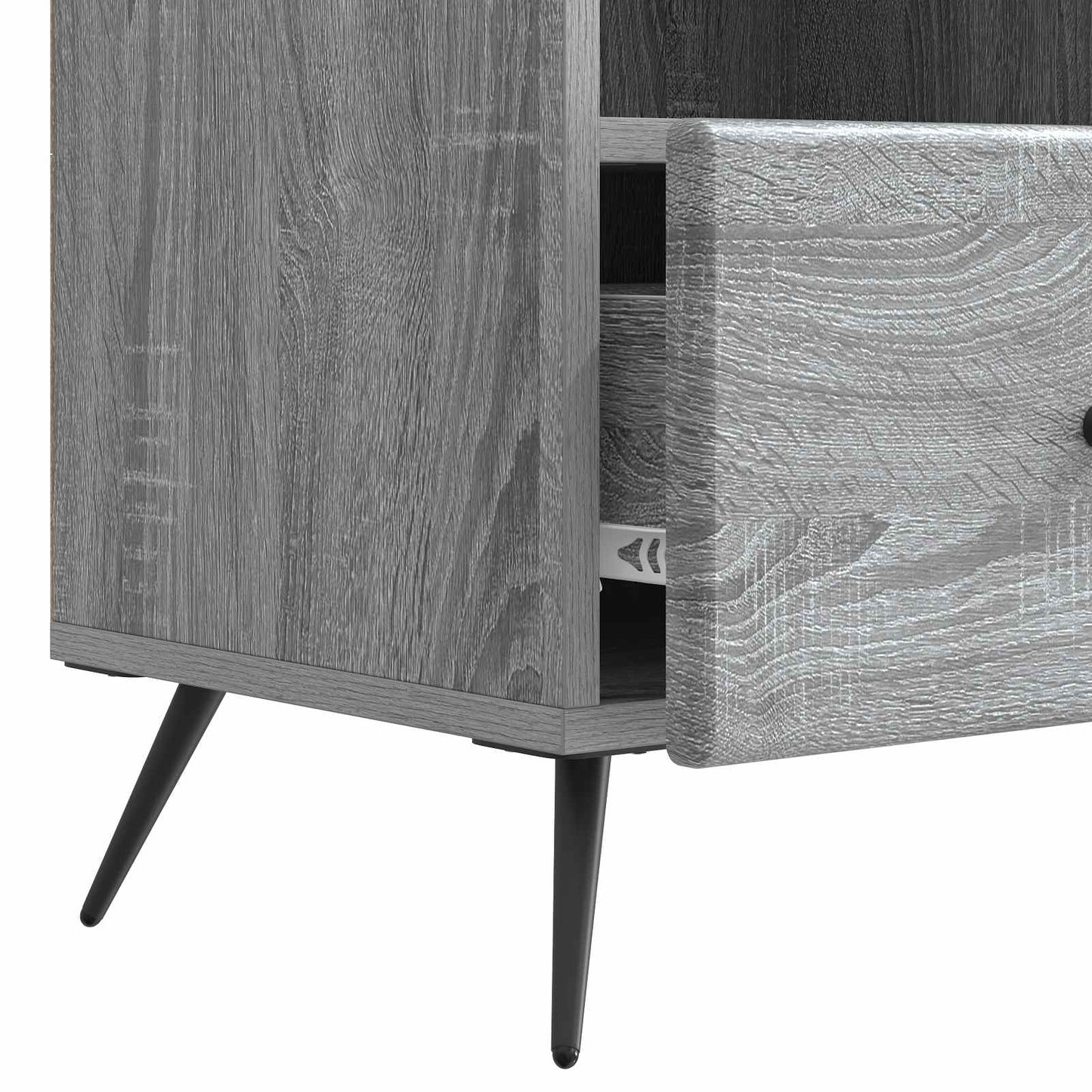vidaXL TV Cabinet Grey Sonoma 102 x 34.5 x 50 cm Engineered Wood