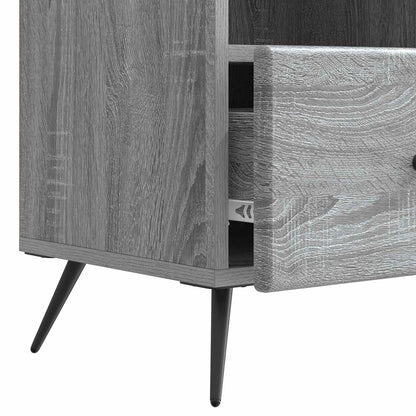 vidaXL TV Cabinet Grey Sonoma 102 x 34.5 x 50 cm Engineered Wood