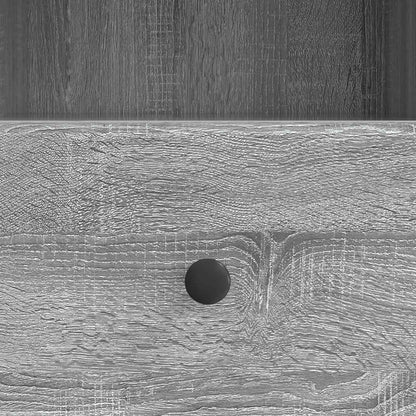 vidaXL TV Cabinet Grey Sonoma 102 x 34.5 x 50 cm Engineered Wood