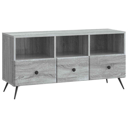 vidaXL TV Cabinet Grey Sonoma 102 x 34.5 x 50 cm Engineered Wood