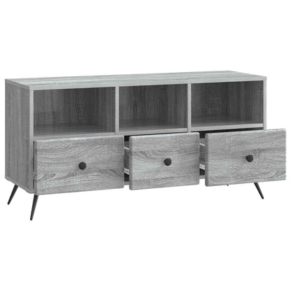 vidaXL TV Cabinet Grey Sonoma 102 x 34.5 x 50 cm Engineered Wood