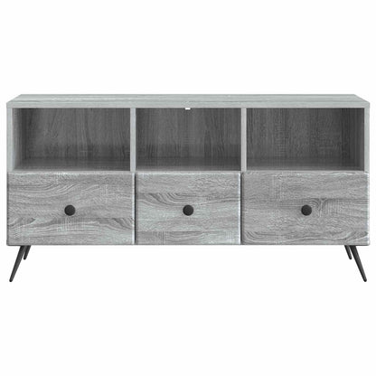 vidaXL TV Cabinet Grey Sonoma 102 x 34.5 x 50 cm Engineered Wood