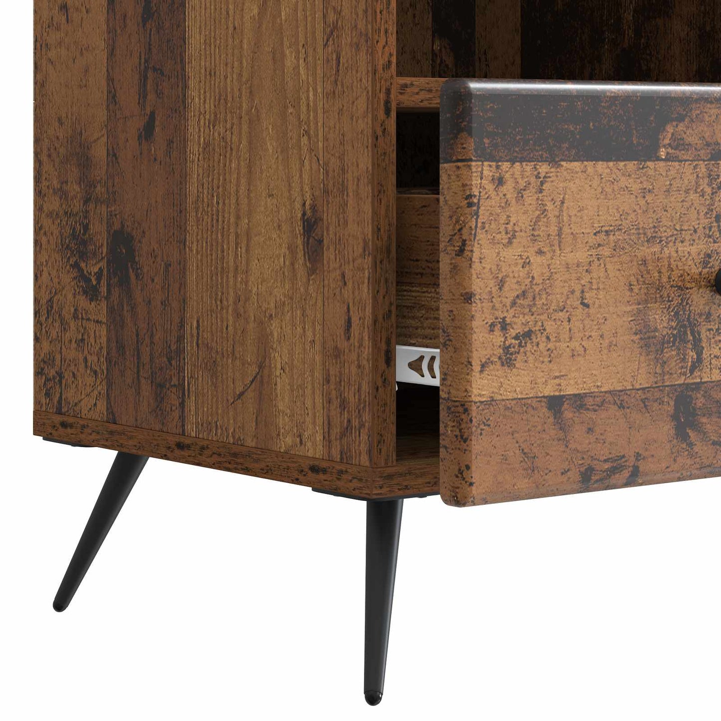 vidaXL TV Cabinet Old Wood 102 x 34.5 x 50 cm Engineered Wood