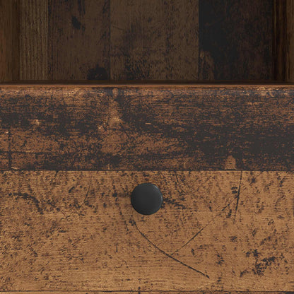 vidaXL TV Cabinet Old Wood 102 x 34.5 x 50 cm Engineered Wood