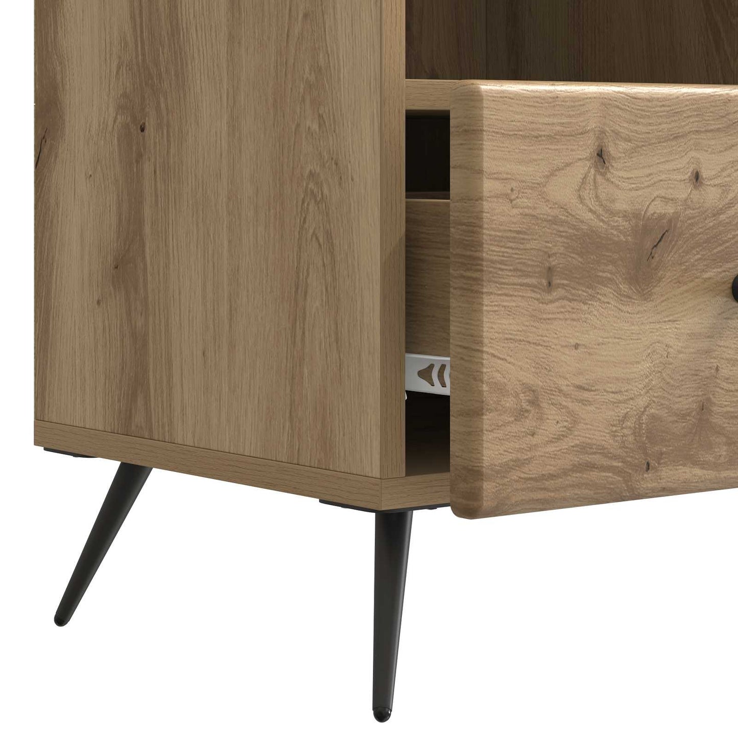 vidaXL TV Cabinet 102 x 34.5 x 50 cm Artisan Oak Engineered Wood