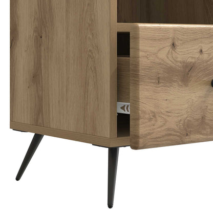 vidaXL TV Cabinet 102 x 34.5 x 50 cm Artisan Oak Engineered Wood