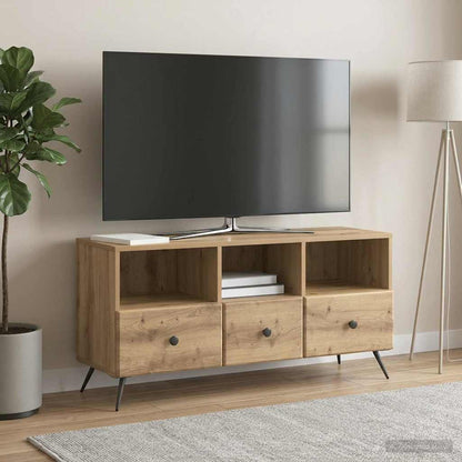 vidaXL TV Cabinet 102 x 34.5 x 50 cm Artisan Oak Engineered Wood