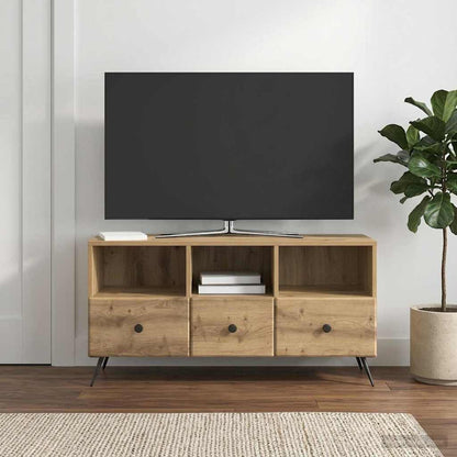 vidaXL TV Cabinet 102 x 34.5 x 50 cm Artisan Oak Engineered Wood