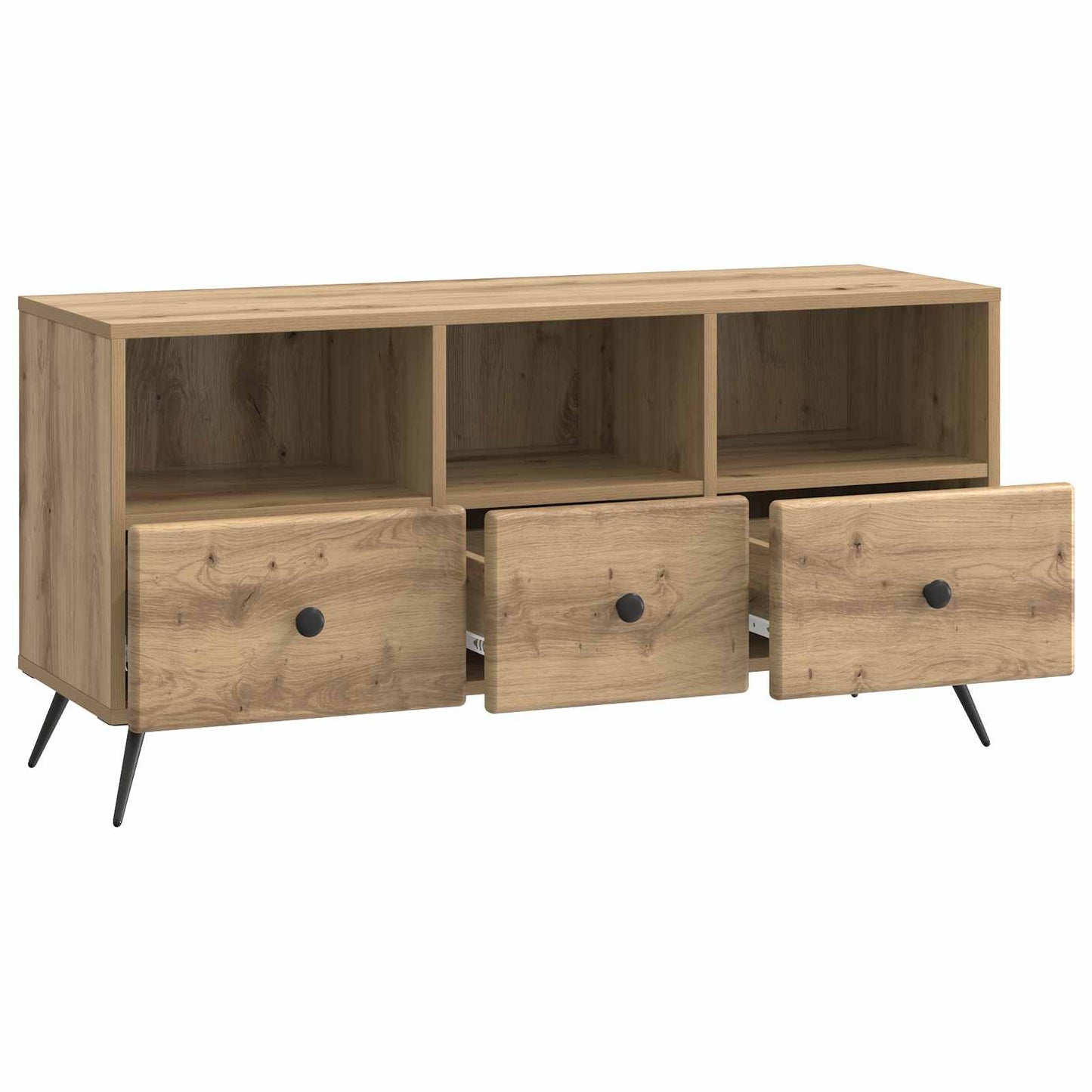 vidaXL TV Cabinet 102 x 34.5 x 50 cm Artisan Oak Engineered Wood