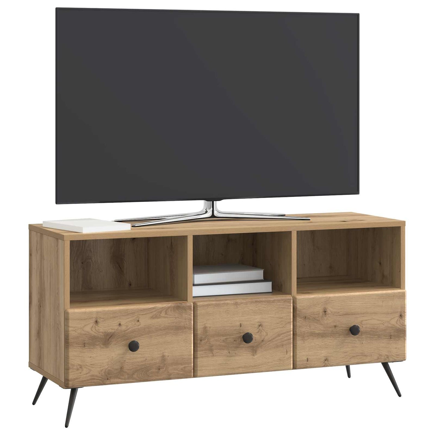vidaXL TV Cabinet 102 x 34.5 x 50 cm Artisan Oak Engineered Wood