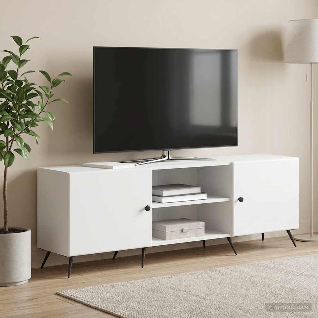 vidaXL TV Cabinet White 150 x 31 x 50 cm Engineered Wood