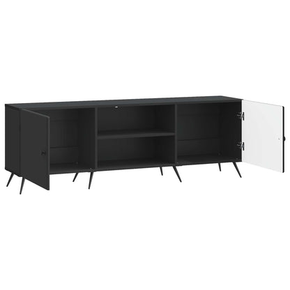 vidaXL TV Cabinet Black 150 x 31 x 50 cm Engineered Wood