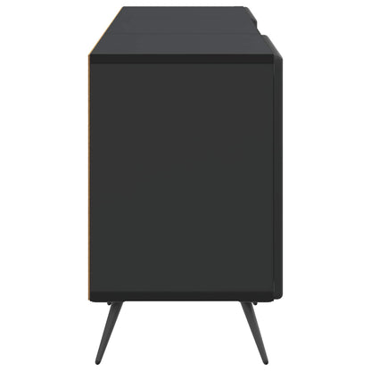 vidaXL TV Cabinet Black 150 x 31 x 50 cm Engineered Wood