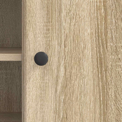 vidaXL TV Cabinet Sonoma Oak 150 x 31 x 50 cm Engineered Wood