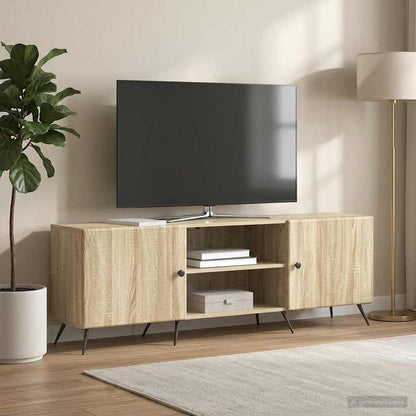 vidaXL TV Cabinet Sonoma Oak 150 x 31 x 50 cm Engineered Wood