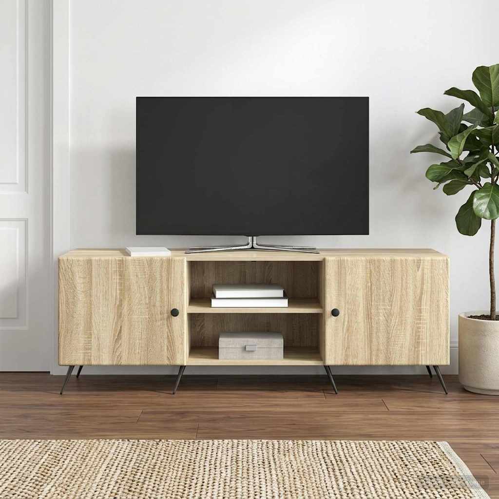 vidaXL TV Cabinet Sonoma Oak 150 x 31 x 50 cm Engineered Wood