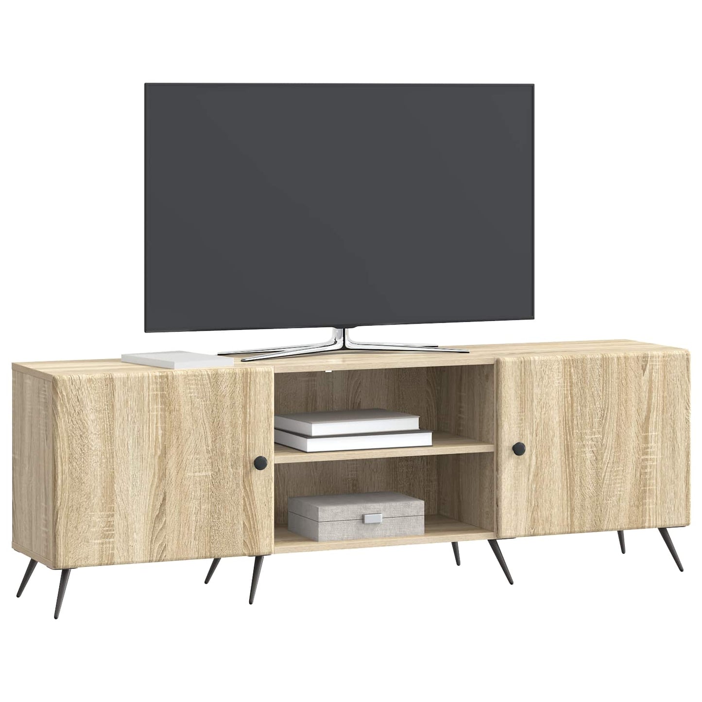vidaXL TV Cabinet Sonoma Oak 150 x 31 x 50 cm Engineered Wood