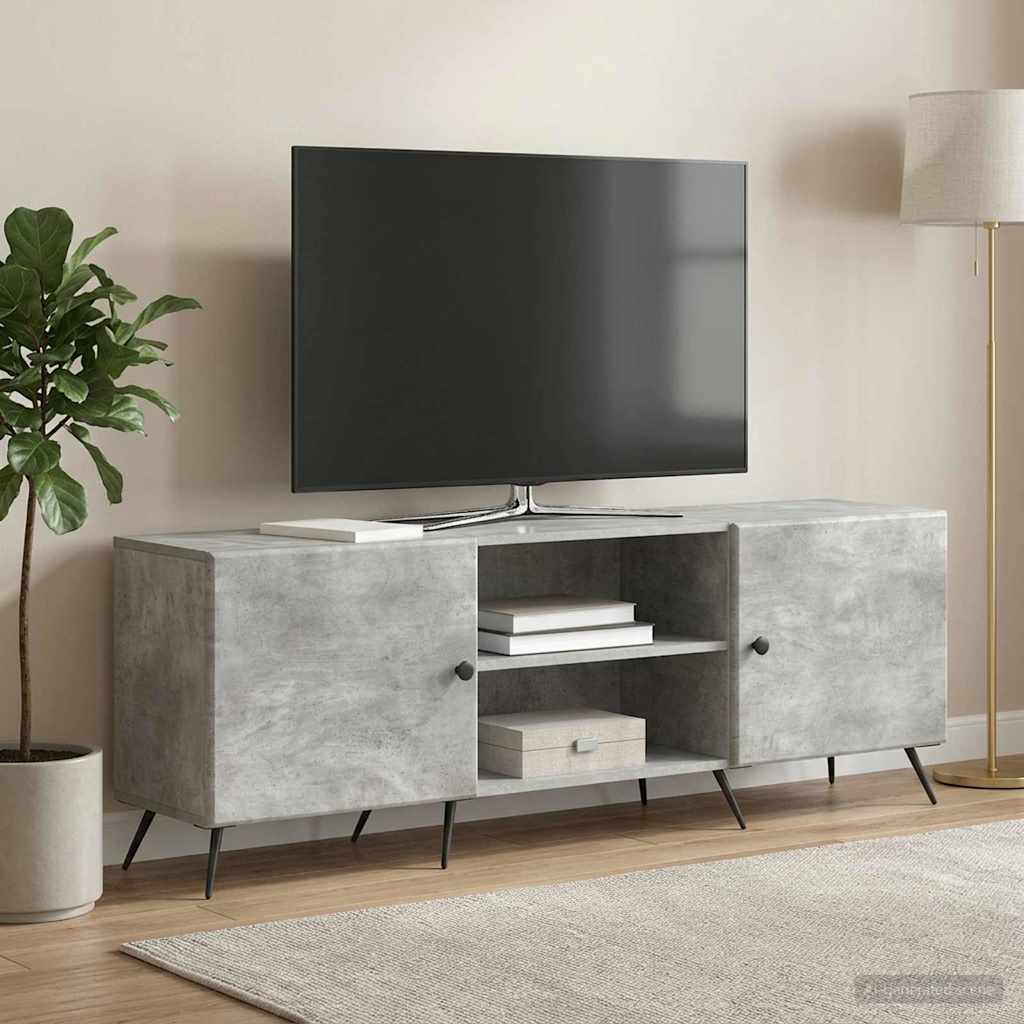 vidaXL TV Cabinet Concrete Grey 150 x 31 x 50 cm Engineered Wood