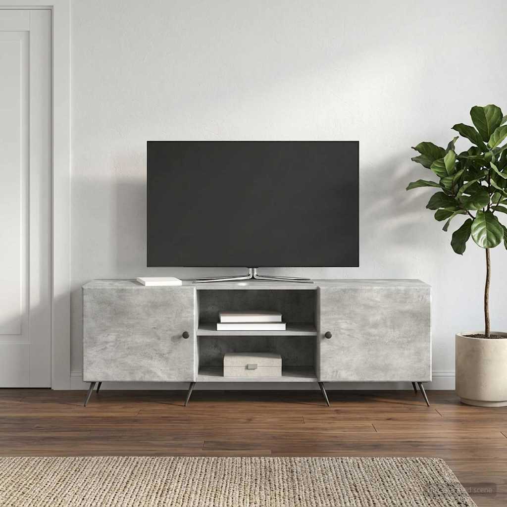 vidaXL TV Cabinet Concrete Grey 150 x 31 x 50 cm Engineered Wood