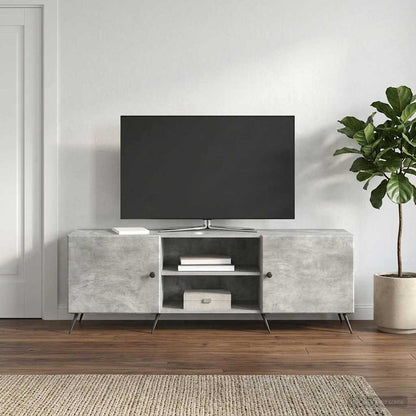 vidaXL TV Cabinet Concrete Grey 150 x 31 x 50 cm Engineered Wood
