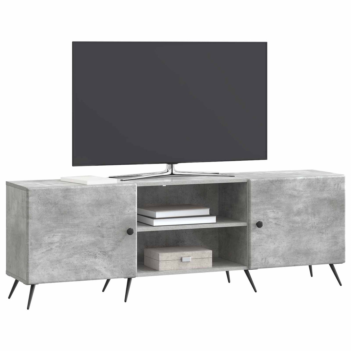 vidaXL TV Cabinet Concrete Grey 150 x 31 x 50 cm Engineered Wood