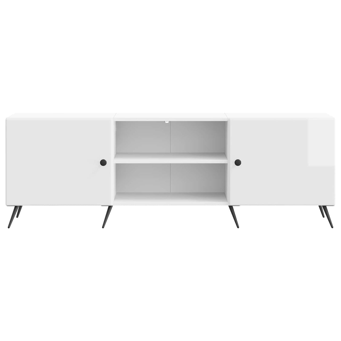 vidaXL TV Cabinet High Gloss White 150 x 31 x 50 cm Engineered Wood