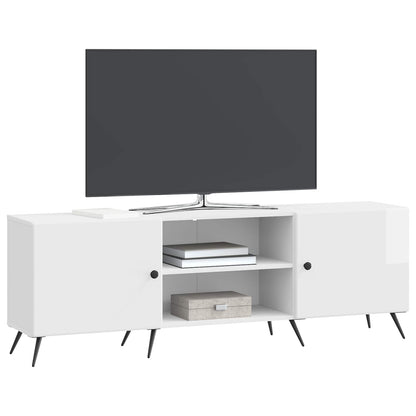 vidaXL TV Cabinet High Gloss White 150 x 31 x 50 cm Engineered Wood