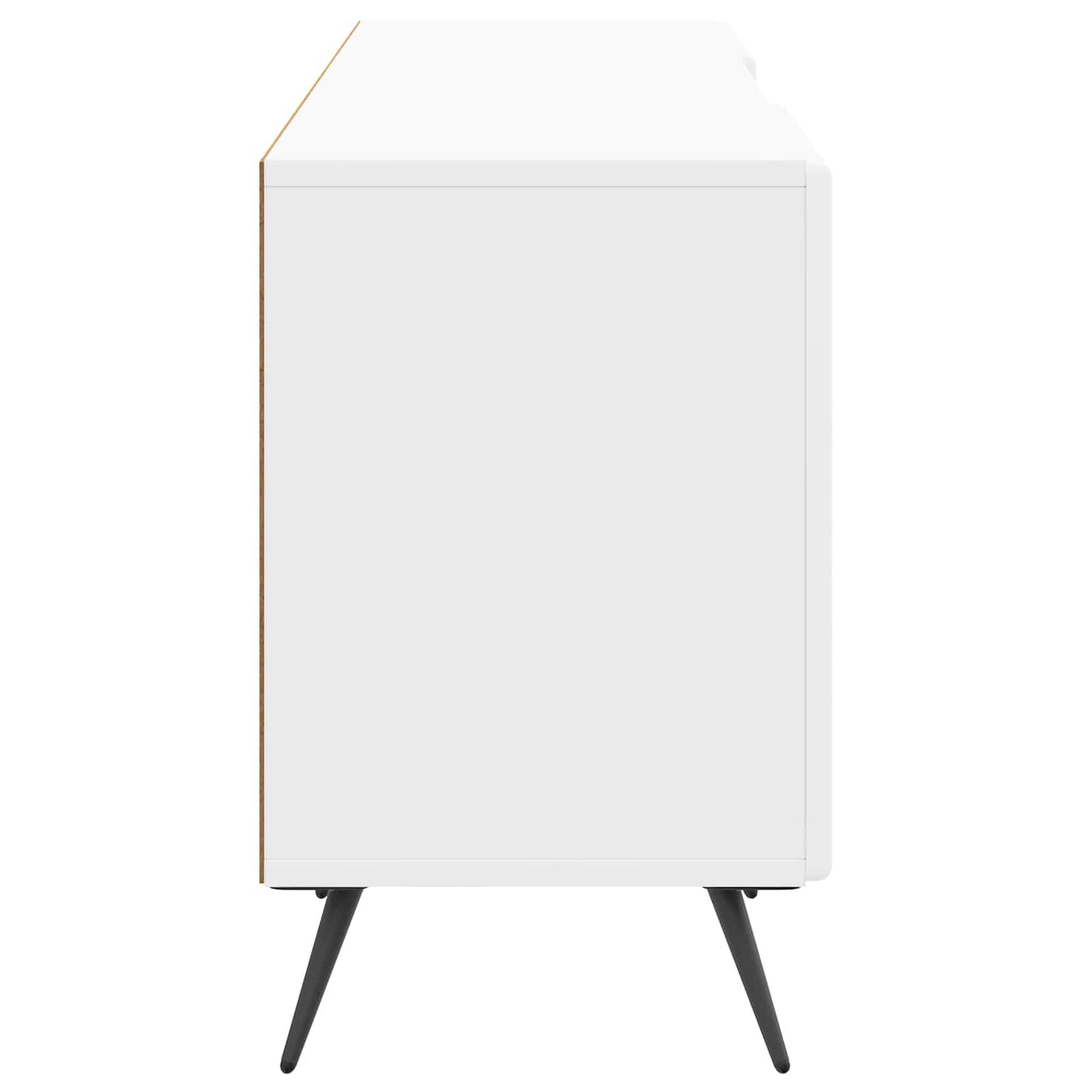 vidaXL TV Cabinet High Gloss White 150 x 31 x 50 cm Engineered Wood