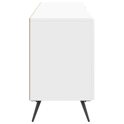 vidaXL TV Cabinet High Gloss White 150 x 31 x 50 cm Engineered Wood