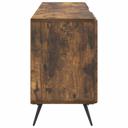 vidaXL TV Cabinet Smoked Oak 150 x 31 x 50 cm Engineered Wood
