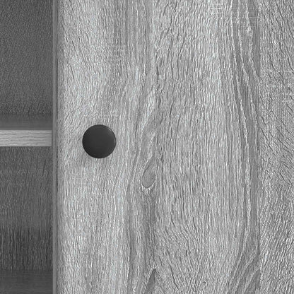 vidaXL TV Cabinet 150 x 31 x 50 cm Grey Sonoma Engineered Wood