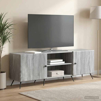 vidaXL TV Cabinet 150 x 31 x 50 cm Grey Sonoma Engineered Wood