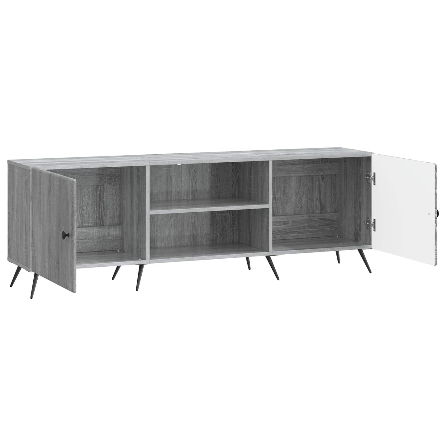 vidaXL TV Cabinet 150 x 31 x 50 cm Grey Sonoma Engineered Wood