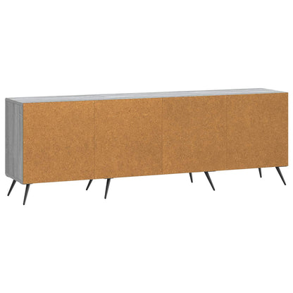vidaXL TV Cabinet 150 x 31 x 50 cm Grey Sonoma Engineered Wood