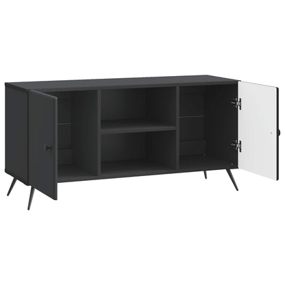 vidaXL TV Cabinet Black 102 x 34.5 x 50 cm Engineered Wood