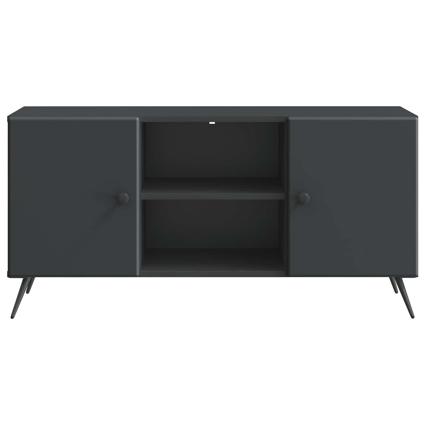 vidaXL TV Cabinet Black 102 x 34.5 x 50 cm Engineered Wood