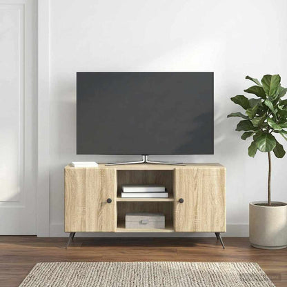vidaXL TV Cabinet Sonoma Oak 102 x 34.5 x 50 cm Engineered Wood