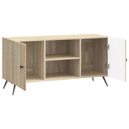 vidaXL TV Cabinet Sonoma Oak 102 x 34.5 x 50 cm Engineered Wood
