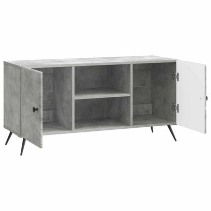 vidaXL TV Cabinet Concrete Grey 102 x 34.5 x 50 cm Engineered Wood